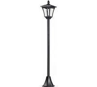 VivaGarden Lampione Da Giardino Led A Pannelli Solari Nero 160 cm