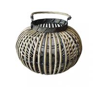 VivaGarden Lanterna in vimini Arredo colore Grigo HO806037-GREY