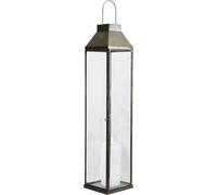 VivaGarden Lanterna Milan Grande Vetro e Metallo 14.5x14.5x68 cm Bronzo LA802078