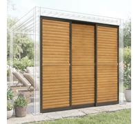 VivaGarden Laterale Scorrevole Pergola 270x238 cm Marrone GA802146-MRNE