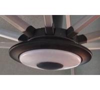Luce led per ombrellone Caesar altoparlante bluetooth per musica