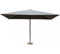 Ombrellone da Giardino 3x4 mt Alluminio/Poliestere Grigio - Peter VivaGarden