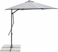 Magazzini Cosma S.P.A. Ombrellone Zenith grigio con palo laterale 2x3 Ombrellone Zenith grigio con palo laterale 2x3