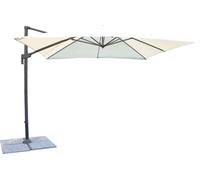 Ombrellone per Giardino Newton P/L 3x3 Telo Ecru Poliestere Alluminio Ecrù