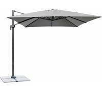 Ombrellone per Giardino Newton P/L 3x3 Telo Poliestere Alluminio Grigio