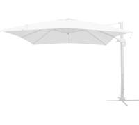 VivaGarden Ombrellone da Giardino Decentrato 3x4 mt Luci LED Bianco Ruby