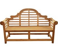 VivaGarden Panchina da Giardino in Legno teak 164x79x85 cm Legno