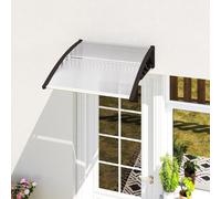 VivaGarden Pensilina da Esterno in Policarbonato 103x96.5x27 cm Trasparente