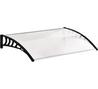 VivaGarden Pensilina da Esterno Tettoia per Esterno 122x89x24 cm Trasparente