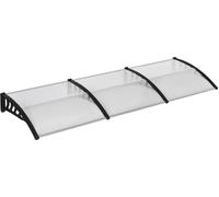VivaGarden Pensilina da Esterno Tettoia per Esterno 303x96x27 cm Trasparente