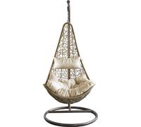 VivaGarden Poltrona Sospesa da Giardino con Supporto ø95x195h cm Marrone Samurai