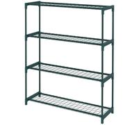 VivaGarden Scaffale Porta Piante 4 Livelli da Esterno 89x28x107cm Verde