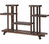 VivaGarden Scaffale Portafiori 4 Livelli Fioriera Esterno Interno Legno
