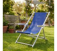 SDRAIO SEDIA SPIAGGIA POLTRONA BRACCIOLI GIARDINO CAMPEGGIO ALLUMINIO MOD.MARE