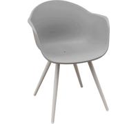 VivaGarden Sedia per Esterni Alluminio/Plastica 61x61x80 cm Tortora Elbrus