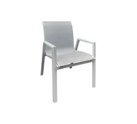 POLTRONA DA ESTERNO ALU WHITE BIANCA IN ALLUMINIO 55x65xH89 cm
