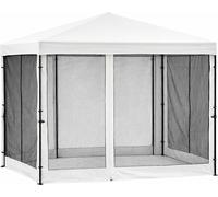 SET TELI ZANZARIERA PER GAZEBO 3x3MT colore nero