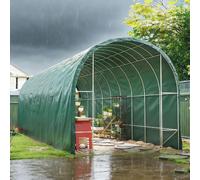 VivaGarden Telo da Esterno Impermeabile 6x8 m PE Resistente agli Strappi Verde