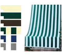 DecHome Tenda da sole da Esterno a Caduta cm 140x250 per Balcone colore Tortora - Mediterr200Tor