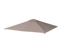 VivaGarden Tetto per Gazebo 3x3 m con Fori di Drenaggio Colore Beige