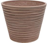 VivaGarden Vaso Piccolo Camelia in Fibra sintetica cm ø 31x25,4 colore Taupe - VA801015-TAUP