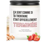 VivaJoy Regalo donna 40 anni - Regalo per donna 40 anni, compleanno 40 anni, candela compleanno, decorazione compleanno 40 anni, donna, regalo di compleanno per mamma, moglie, figlia, sorella