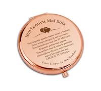 VivaJoy Regalo Figlia -Regalo 18 anni ragazza,Regalo di mamma papà figlia, specchio tascabile elegante, Regalo figlia compleanno, Regali di laurea, perfetto per ogni occasione speciale.