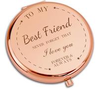 VivaJoy Specchio tascabile compatto per il trucco, regalo di compleanno per migliore amica, per sorelle, migliori amici, amici, regalo per ragazze, laurea, compleanno