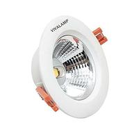 VIVALAMP FARETTO LED INCASSO 15W COB FARO LED CONTROSOFFITTO CON DRIVER LED KIT 5 PEZZI 3000K
