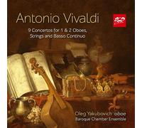 Vivaldi : 9 Concertos pour 1 Ou 2 Hautbois, Cordes et Basse Continue