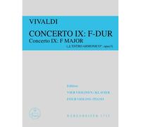 Vivaldi: Concerto for 4 Violins and Cello in F RV567, F.IV 9, Op.3/7