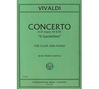 VIVALDI - Concierto en Re Mayor (RV428) Op.10 nº 3 "Il Gardellino" para Flauta y Piano (Rampal)