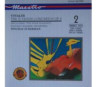 VIVALDI: THE 12 VIOLIN CONCERTOS OP.8 (INC. THE FOUR SEASONS) - PINCHAS ZUKERMAN / ENGLISH CHAMBER ORCHESTRA