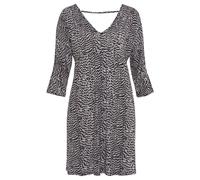 VIVANCE by LASCANA Abito talpa / nero / bianco Donna - Abbigliamento - Taglie comode - Abiti - Abiti camicia VIVANCE by LASCANA 38