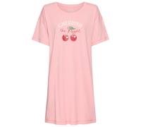 VIVANCE by LASCANA Camicia da notte rosa / rosso sangue / bianco Donna - Abbigliamento - Intimo - Biancheria da notte - Camicie da notte VIVANCE by LASCANA M