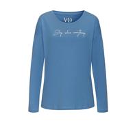 VIVANCE Camicia da notte blu chiaro / bianco Donna VIVANCE XS