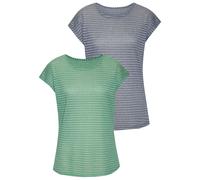 VIVANCE Maglietta grigio / verde Donna VIVANCE L grigio / verde