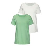 VIVANCE Maglietta verde / bianco Donna VIVANCE L verde / bianco