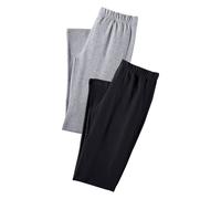 VIVANCE Pantaloncini da pigiama grigio sfumato / bianco Donna VIVANCE XL grigio sfumato / bianco
