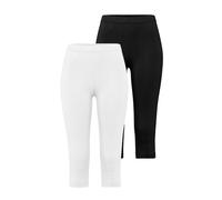 VIVANCE Pantaloncini da pigiama nero / bianco Donna VIVANCE 8XL-9XL