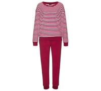 VIVANCE Pigiama 'Dreams' rosso sangue / bianco Donna VIVANCE XS-S