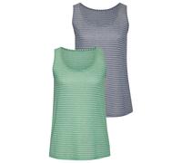 VIVANCE Top blu colomba / verde Donna VIVANCE L blu colomba / verde