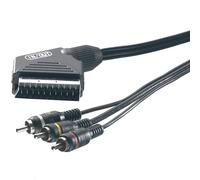 Vivanco 2m Scart Rca Cavo Adattatore IN / Fuori Presa-Scart Av per TV PC