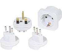 Vivanco 36217 Universale Universale Bianco adattatore per presa di corrente