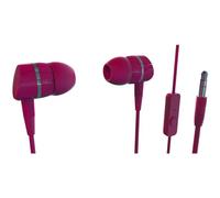 Vivanco 38012 Cuffie con cavo e microfono intraurale, controllo del volume, inclusi cuscinetti