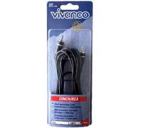 Vivanco 5m Cavo per Subwoofer Cavo Rca 1x Rca-Stecker Audio Mono Cavo Ls Sub