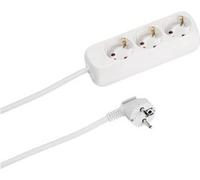 VIVANCO 61152 Striscia socket senza interruttore 3 volte protezione bianca Contatto 1 St. (61152)
