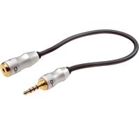 Vivanco Adattatore-Audio 3,5mm Connettore Jack A - Presa Cavo di Prolunga