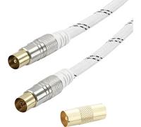 Vivanco Antenna, SAT Cavo 10 m Bianco