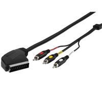 Vivanco Cavo Adapter Da 5M Scart A Cinch In/Out Switcher TV Camcorder Video